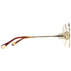 Chloe Sunglasses CH0145S 002 Gold Havana Green Gradient