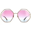 Chloe Sunglasses CH0046S 003 Havana Gold Violet Blue Gradient