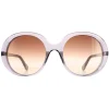 Chloe Sunglasses CH0007S 003 Transparent Grey Brown Gradient