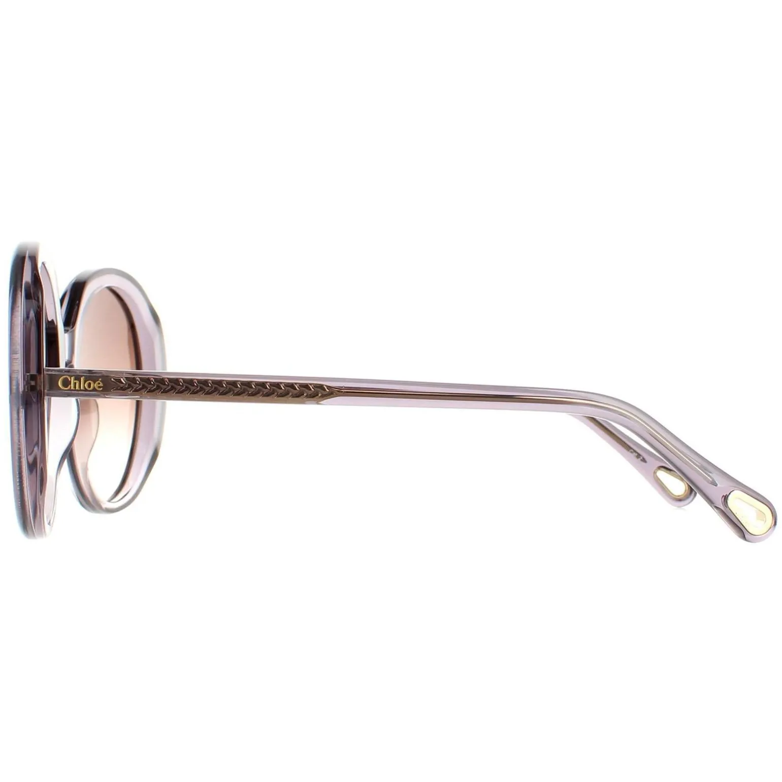 Chloe Sunglasses CH0007S 003 Transparent Grey Brown Gradient