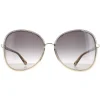 Chloe Sunglasses CH0030S Franky 001 Grey to Brown Crystal Fade and Gol