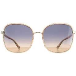 Chloe Sunglasses CH0031S Franky 004 Orange Crystal Fade and Gold Blue