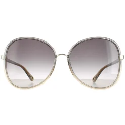 Chloe Sunglasses CH0030S Franky 001 Grey to Brown Crystal Fade and Gol