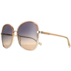 Chloe Sunglasses CH0030S Franky 004 Orange Crystal Blue Gradient
