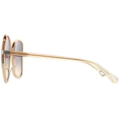 Chloe Sunglasses CH0030S Franky 004 Orange Crystal Blue Gradient