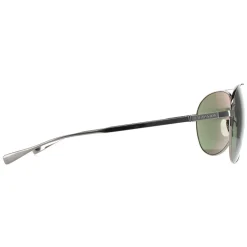 Chopard Sunglasses SCHD57M 568P Titanium Gunmetal Grey Green Polarized