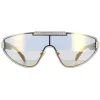 Chopard Sunglasses SCHF09S 300G Shiny Rose Gold Smoke Gold Mirror