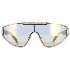 Chopard Sunglasses SCHF09S 300G Shiny Rose Gold Smoke Gold Mirror