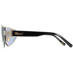 Chopard Sunglasses SCHF09S 300G Shiny Rose Gold Smoke Gold Mirror