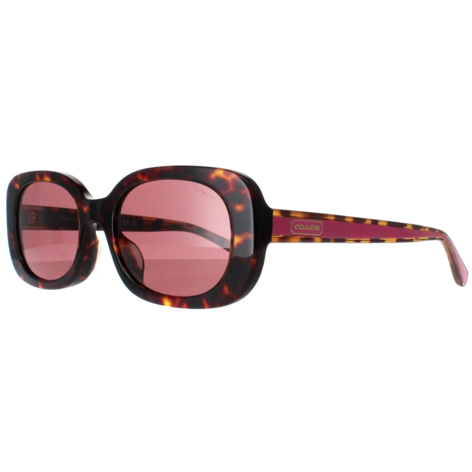 Coach Sunglasses HC8358U 512069 Dark Tortoise Dark Violet