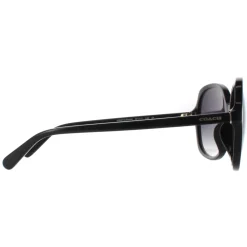 Coach Sunglasses HC8360U 5002T3 Black Grey Gradient Polarized