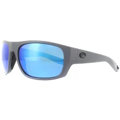 Costa Del Mar Sunglasses Tico TCO 98 OBMGLP Matte Grey Blue Mirror Pol
