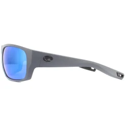 Costa Del Mar Sunglasses Tico TCO 98 OBMGLP Matte Grey Blue Mirror Pol