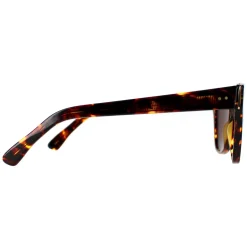 Cutler and Gross Sunglasses 1283 002 Gold Tortoiseshell Brown