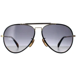 David Beckham Sunglasses DB7003/S J5G 9O Black Gold Grey Gradient