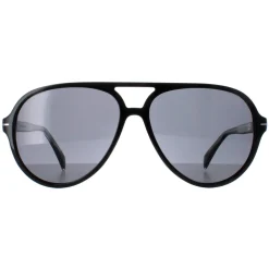 David Beckham Sunglasses DB1091/S 807 M9 Shiny Black Dark Grey