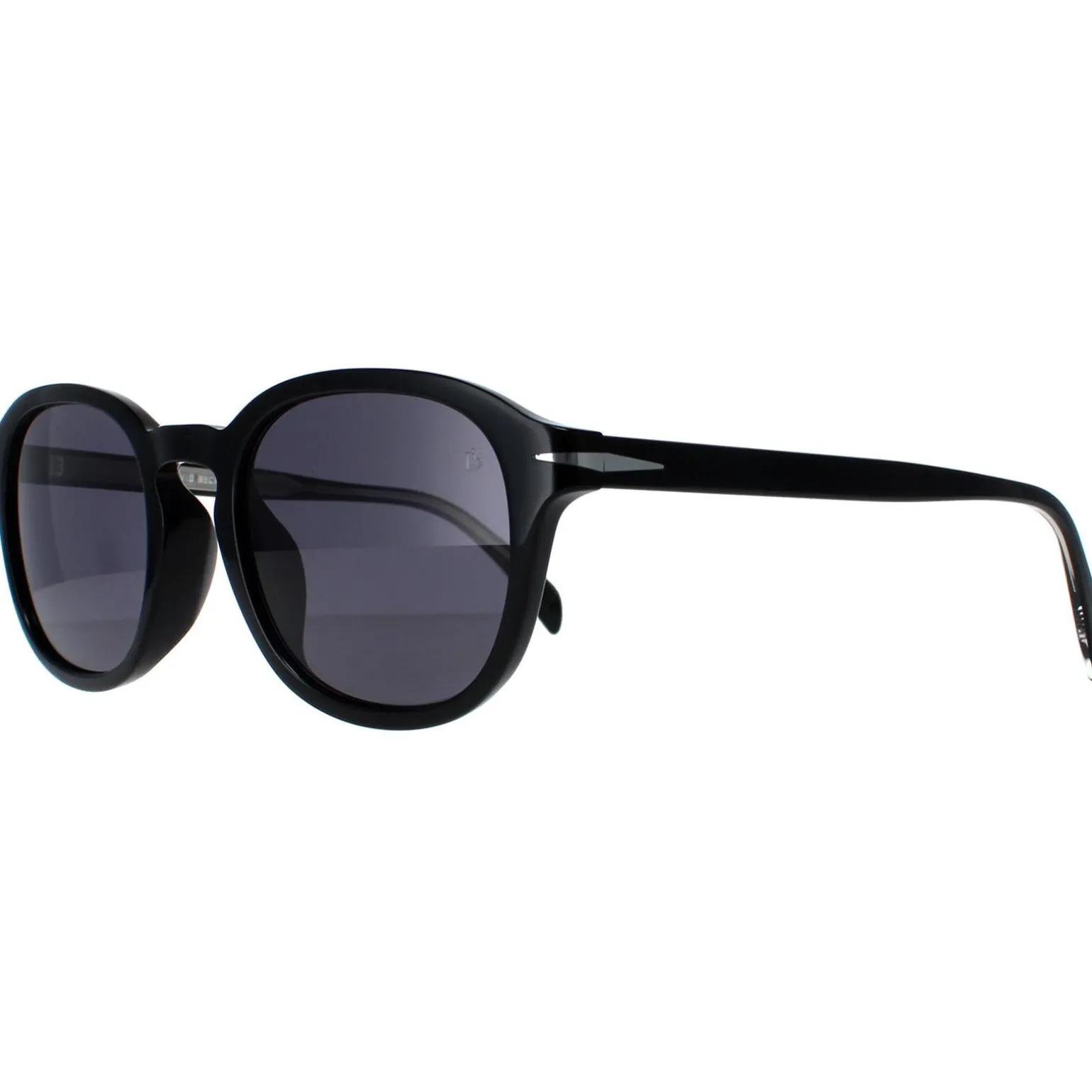 David Beckham Sunglasses DB1011/F/S 807 M9 Black Grey Polarized