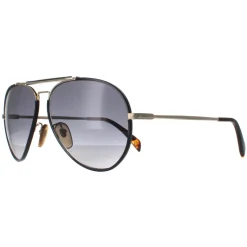 David Beckham Sunglasses DB7003/S J5G 9O Black Gold Grey Gradient