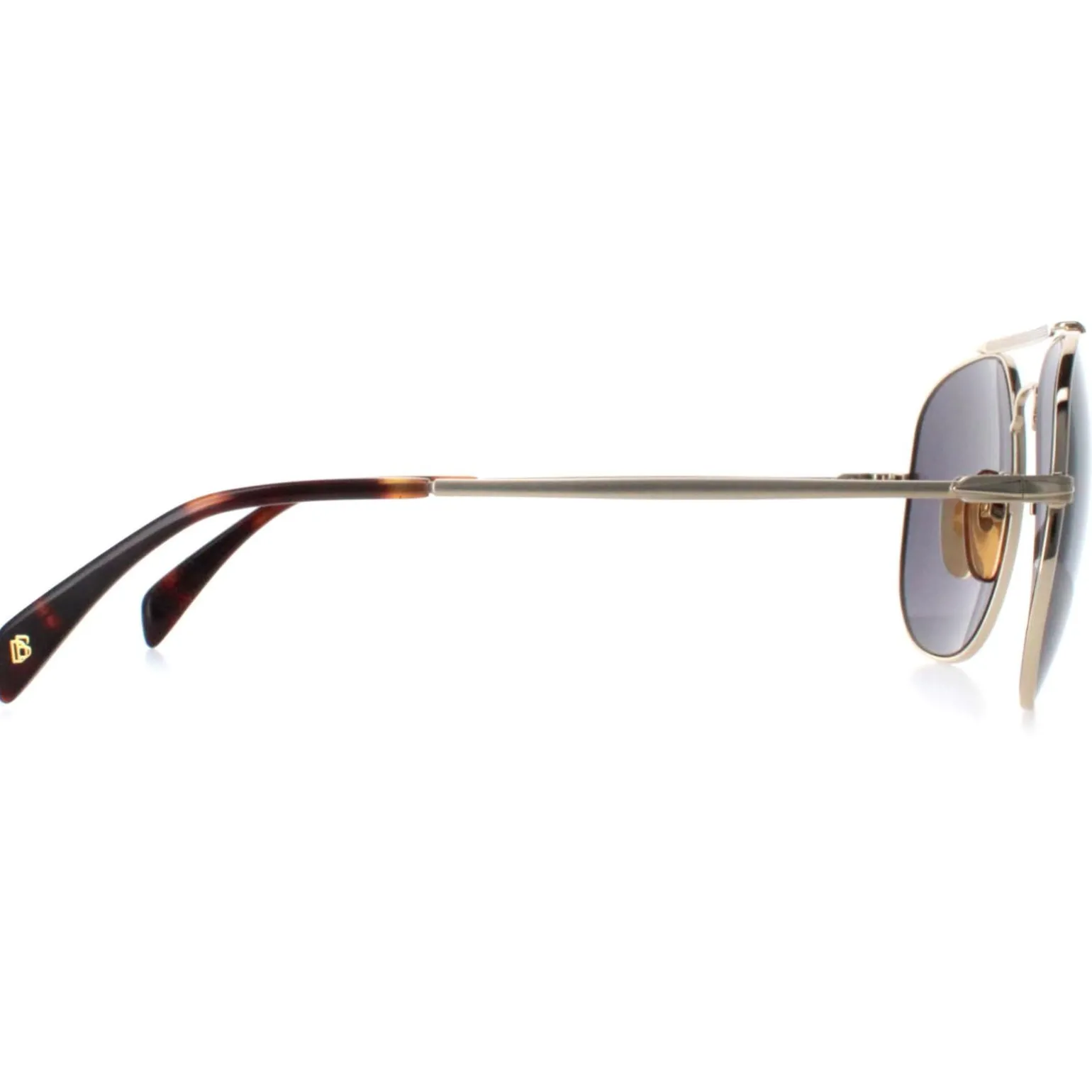 David Beckham Sunglasses DB7004/S J5G T4 Gold Silver