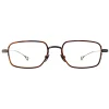 Dita Glasses Frames Ripley DRX2044 D GUN TRT Tortoise Men Women
