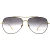 Dita Sunglasses Flight 004 7804 A Black Yellow Gold Dark Grey to Clear