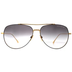 Dita Sunglasses Flight 004 7804 A Black Yellow Gold Dark Grey to Clear