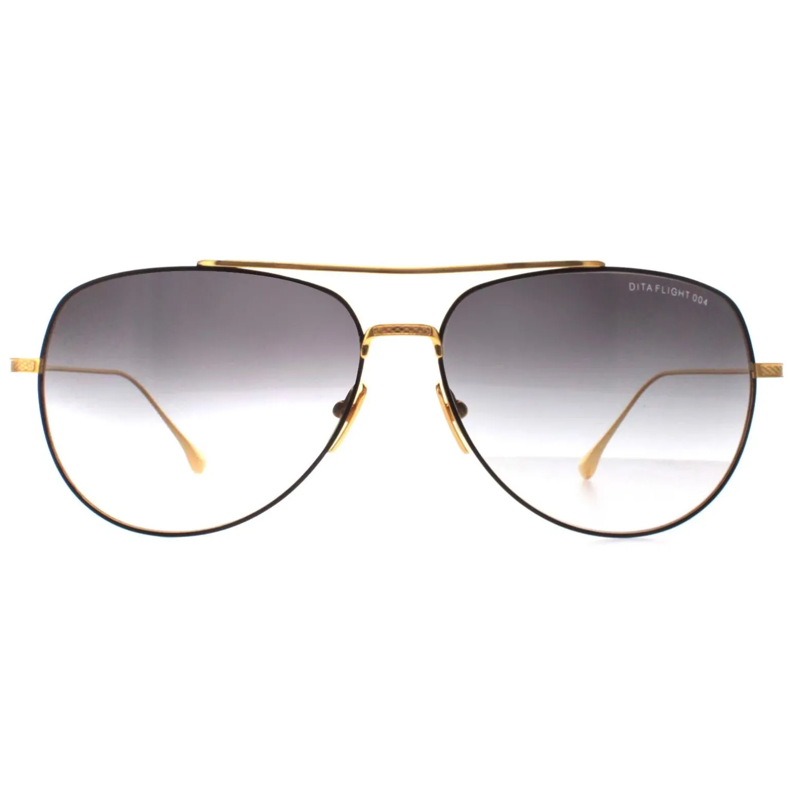 Dita Sunglasses Flight 004 7804 A Black Yellow Gold Dark Grey to Clear