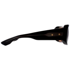Dita Sunglasses Superflight DTS133-61-01 Black Yellow Gold Dark Brown