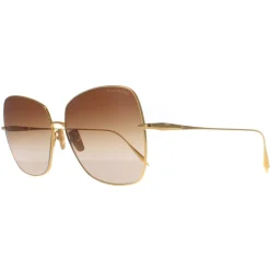 Dita Sunglasses Zazoe DTS145-A-01 Yellow Gold Dark Brown to Clear Grad