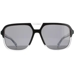 Dolce & Gabbana Sunglasses DG4354 501/81 Top Black on Crystal Dark Gre