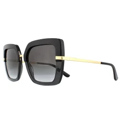Dolce & Gabbana Sunglasses DG4373 32468G Top Black on Transparent Blac