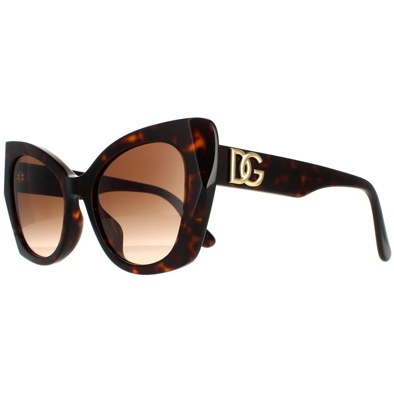 Dolce & Gabbana Sunglasses DG4405F 502/13 Dark Havana Brown Gradient