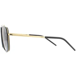 Dolce & Gabbana Sunglasses DG2220 02/81 Gold and Black Brown Gradient