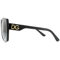 Dolce & Gabbana Sunglasses DG4385 501/8G Black Light Grey Gradient Bla