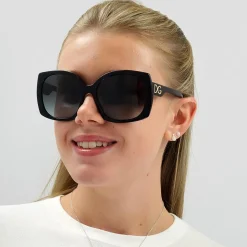 Dolce & Gabbana Sunglasses DG4385 501/8G Black Light Grey Gradient Bla