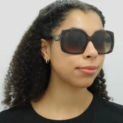 Dolce & Gabbana Sunglasses DG4385 502/13 Havana Brown Gradient Dark Br