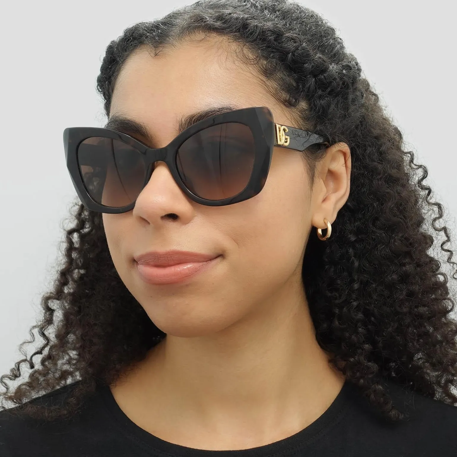 Dolce & Gabbana Sunglasses DG4405F 502/13 Dark Havana Brown Gradient