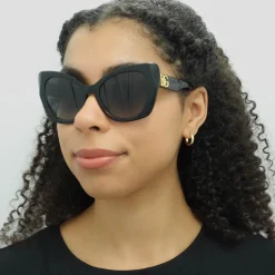 Dolce & Gabbana Sunglasses DG4405 501/8G Black Grey Gradient