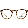 Dolce and Gabbana Glasses Frames 3251 3052 Striped Honey Men 49mm