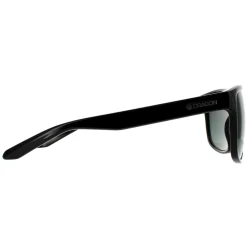 Dragon Sunglasses Sesh 41239-001 Shiny Black Lumalens Smoke Polarized