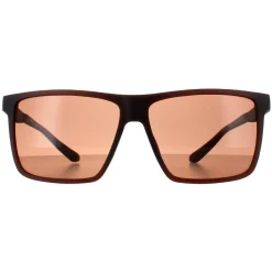 Dragon Sunglasses Sparrow 47613-208 Matte Brown Lumalens Brown