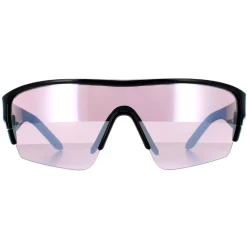 Dragon Sunglasses Tracer X 41091-001 Shiny Black Lumalens Silver Ioniz