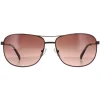 Duck and Cover Sunglasses DCS017 C1 Black Brown Gradient