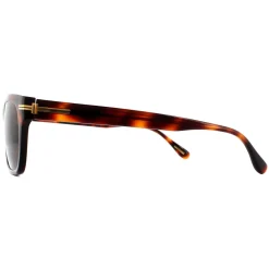 Dunhill Sunglasses SDH014 748P Matt Dark Havana Brown Polarized