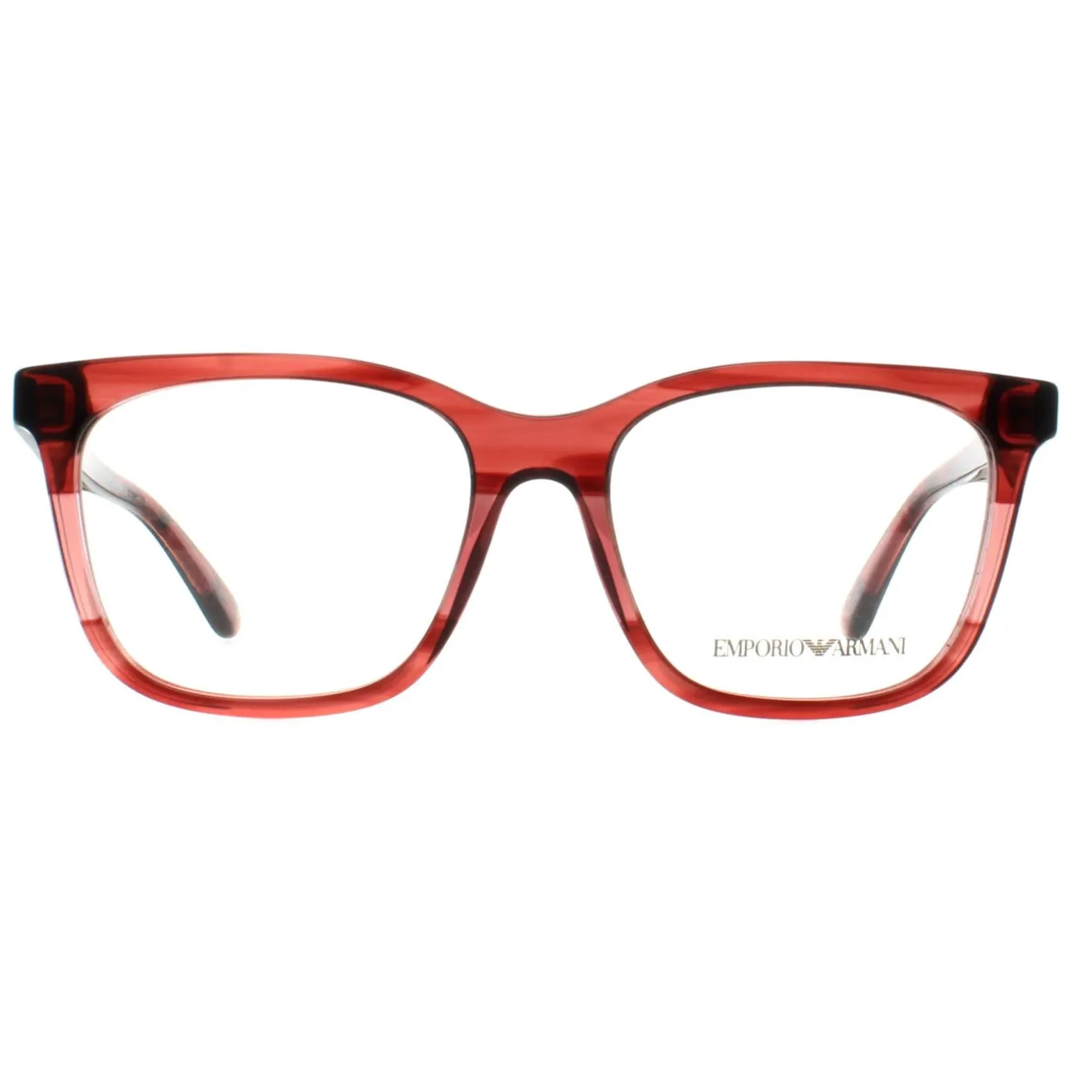 Emporio Armani Glasses Frames EA3228 6057 Shiny Bordeaux on Light Brow