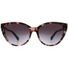 Emporio Armani Sunglasses EA4162 54108G Shiny Pink Havana Grey Gradien