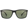 Emporio Armani Sunglasses EA4058 56539A Rubber Black Green Polarised