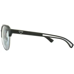 Emporio Armani Sunglasses 4077 5063/81 Black Rubber Grey Polarized