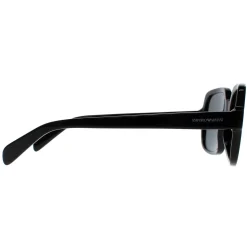 Emporio Armani Sunglasses EA4195 501787 Shiny Black Dark Grey