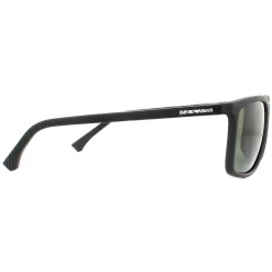 Emporio Armani Sunglasses EA4058 56539A Rubber Black Green Polarised